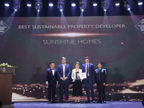 Sunshine Homes thắng đậm với nhiều hạng mục giải thưởng quan trọng tại Dot Property Vietnam Awards 2021