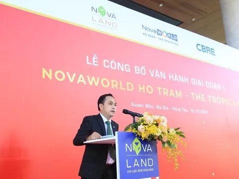 Giai đoạn I The Tropicana – NovaWorld Ho Tram đi vào vận hành