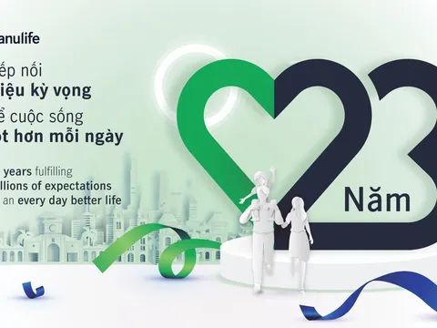 Manulife kỷ niệm 23 năm đồng hành cùng tạo ra một tương lai tốt đẹp hơn cho Việt Nam
