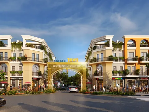 Tân Trụ xuất hiện Phố thương mại không ngủ đầu tiên và độc bản ngay trung tâm Thị trấn