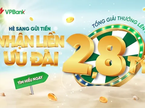 Trúng đồng thời nhiều giải thưởng khi gửi tiết kiệm, khách hàng VPBank nhận về hàng chục triệu đồng