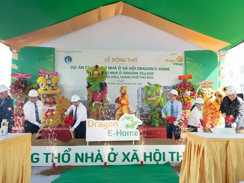 TPHCM động thổ Dự án Chung cư Nhà ở xã hội Dragon E-Home Thành phố Thủ Đức