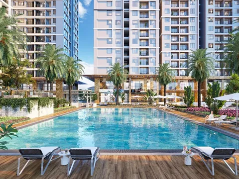 Bán đảo Linh Đàm: Đặc quyền bể bơi như resort dành cho cư dân Hanoi Melody Residences