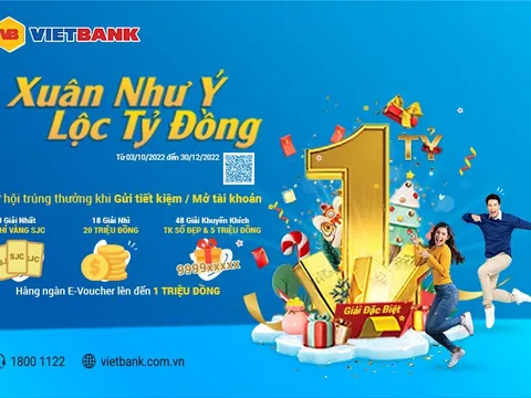 Đón xuân như ý, nhận lộc tỷ đồng tại Vietbank