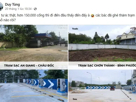 Xuyên Việt bằng ô tô điện, ngỡ ngàng khi thấy trạm sạc ở khắp mọi nơi