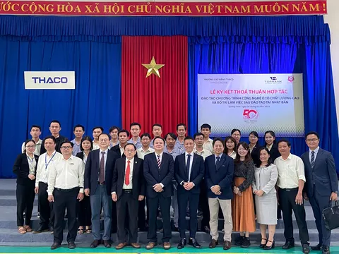 Trường Cao đẳng THACO hợp tác đào tạo công nghệ ô tô chất lượng cao tại Nhật Bản