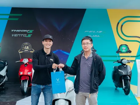 Nhận ngay ưu đãi 1 triệu đồng và 1 năm bảo dưỡng xe khi lái thử xe máy điện VinFast
