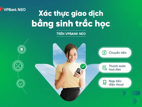 VPBank ra mắt công nghệ xác thực giao dịch bằng khuôn mặt, vân tay