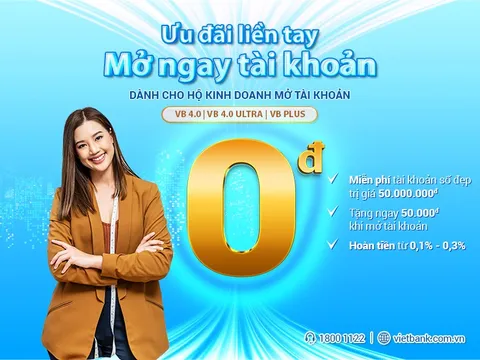 Vietbank gia tăng số hóa và dành nhiều ưu đãi cho hộ kinh doanh, tiểu thương