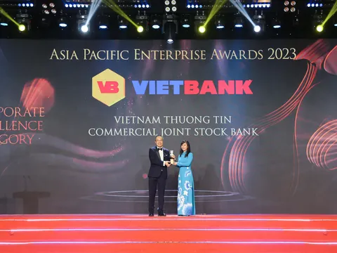 Vietbank nhận giải thưởng doanh nghiệp xuất sắc Châu Á 2023
