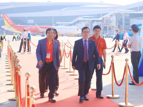 Vietjet cất nóc hangar chuẩn quốc tế, khai trương chuyến bay tới sân bay Long Thành
